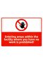 It Is Prohibited to Enter Areas Within the Company Where You Are Not Engaged in Work! Isg Warning Sign Pvc A3 30X42 cm