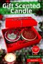 Christmas Gift Metal Box Scented Candle Set of 2 No:2 Christmas Gift Candle-T1105