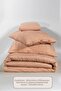 Tiara Bedding Set Double Size Fitted Sheet 100% Cotton Ranforce with Wooden Buttons (200X220 - 7