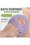 Silicone Hammam Bath Loofah – Painless Scrubbing, Gentle on Sensitive Skin, Odor-Free Body Cleansing Tool - 6