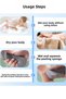 White Color Magic Bath Body Sponge Dead Skin Remover Exfoliating and Massage Shower Sponge - 5