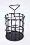Siyah Metal Tel Kaşıklık 30x34cm TPHAW26SPT00005 - 2