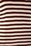 Kahverengi Polo Yaka Basic Çizgili Fitted/Vücudu Saran Triko Kazak TBBAW26AN00064 - 7