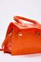 Orange Textured Crossbody Women's Mini Size City Bag Twoaw25Oc00000 - 3