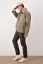 Haki Erkek Gabardin Dokulu Kumaş Pantolon TMNAW26PL00026 - 4