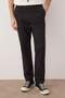 Siyah Erkek Dar Paça/Slim Fit Mevsimlik %100 Pamuk Likralı Kumaş Pantolon TMNAW26PL00032 - 3