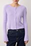 Wardrobe Essentials Lila İspanyol Kol Triko Hırka TWOAW26HI00268 - 7