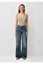 Malibu Real Blue Vintage Dark Blue Jean Pants 1010152-90393 - 3