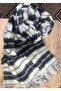 Warm Wool Tv - Knee Blanket (145X200) Scotch - Black Cream - 4