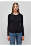 Crew Neck Black Sweater Slim Fit / Slim Fit 1710510 -900 - 2