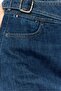 Women Washed Mini Denim Skirts, Navy - 5