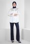 FLOWER DETAILED SHIRT COLLAR BLUZ 43799