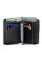 Men's Black Vegan Leather Wallet with Money Compartment and Zipper & Card Holder – Stylish and Convenient Design - 3