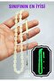 Phosphorescent Cat's Eye Prayer Beads / Glow-In-The-Dark Cat's Eye Prayer Beads