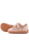 Bob Genuine Leather Powder Glitter Barefoot Velcro Elastic Baby Sneaker Shoes - 7