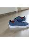 Genuine Nubuck Leather Ice Blue Color Men's Shoes - 3