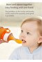 Silicone Baby Food Feeder Bottle with Flip Button - 120ML BPA-Free Squeeze Feeder for Toddler - 2
