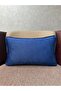Imported Silk Velvet Navy Blue Color Throw Pillow Cover 30x50cm - 2