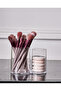 Anti-Tip Conjoined Transparent Brush Holder, Cotton Swab and Earpick Organizer, Multi-Purpose Organizer with Lid - 5