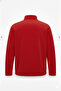 Sweatshirt Red Fleece Half Metal Zipper Standard Fit Normal Cut - 2