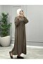 Knitwear Long Vest Suit Zero Sleeve Long Cardigan 2-Piece Suit Is Sleeveless - 3