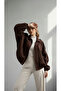 Oversized Bomber Suede Jacket - 6