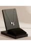 Steel Letter Heart Pendant Necklace, Stainless Steel Tarnish-Resistant Necklace, Silver, Stylish Detailed Gift Necklace, R Silver
