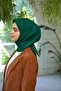 وشاح فوال بنمط بسيط - وشاح حرير فوال زمردي - 10100-16 - 3