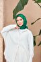 وشاح من قماش الجاكار باللون الأخضر الزمردي 9900-08