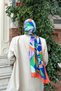 Nature Lilyum Soft Shawl Orange Purple 3036-10 - 3