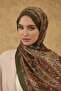 İpekhan Soft Shawl Green Cream 3052-19