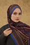 شال إسحاق ناعم ساكس كاكي 3051-15