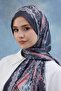 Gray Powder Indian Voile Shawl - 5006-10