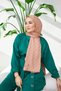 Triangle Pattern Silky Jacquard Shawl Milk Coffee 9005-12 - 2