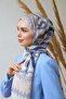 شال ناعم من مجموعة Summer Radiance باللون الأزرق الداكن 3045-04 - 3