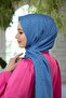 مجموعة Summer Radiance شال جاكار حريري باللون الأزرق النيلي 9013-21 - 4