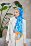 Altuni 3041-03 - شال أزرق ناعم من Nature Fulya - 2