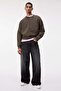 Oversized Fit washed-look sweatshirt