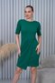 Women's Short Sleeve Pleated Dress