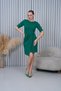 Women's Short Sleeve Pleated Dress - 8