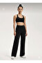 Women's Black Modal Fabric Wide Leg Soft Flowy Pants