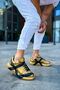 Pittura high quality alexandre sole special printed men's sneaker gold black - 4
