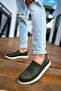 Zrc191 high quality laceless daily men's espadrille khaki - 5