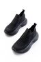 Zri̇n-707 White Knitwear Faillant Sole Slip-On Women's Sneakers with Stones - 3