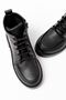 Zri̇n-B-2001 Premium Black Lace-Up Zippered Winter Women's Boots - 4