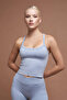 Nova Blue Seamless Padded Tank Top Women's Sports Tank Top