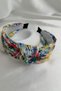 Colorful Floral Pattern Pleated Vintage Crown - 3