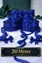 25 mm Linen Ribbon Nopeli Dark Blue 20 Mt