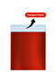 Metalized Matte Red Gift Package Packaging Package with Adhesive Tape 12X17 cm - 50 Pieces - 4