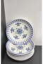 Güral Porcelain Island 12 Pieces 13 cm (Small) Snack Dish Breakfast Plate - 2